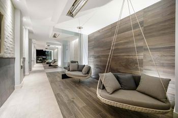 Entertaining kitchen and resident social lounge with plenty of cozy seating for gathering and entertaining friends